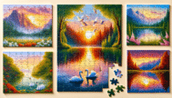 Calming Nature Puzzles Jigsaw