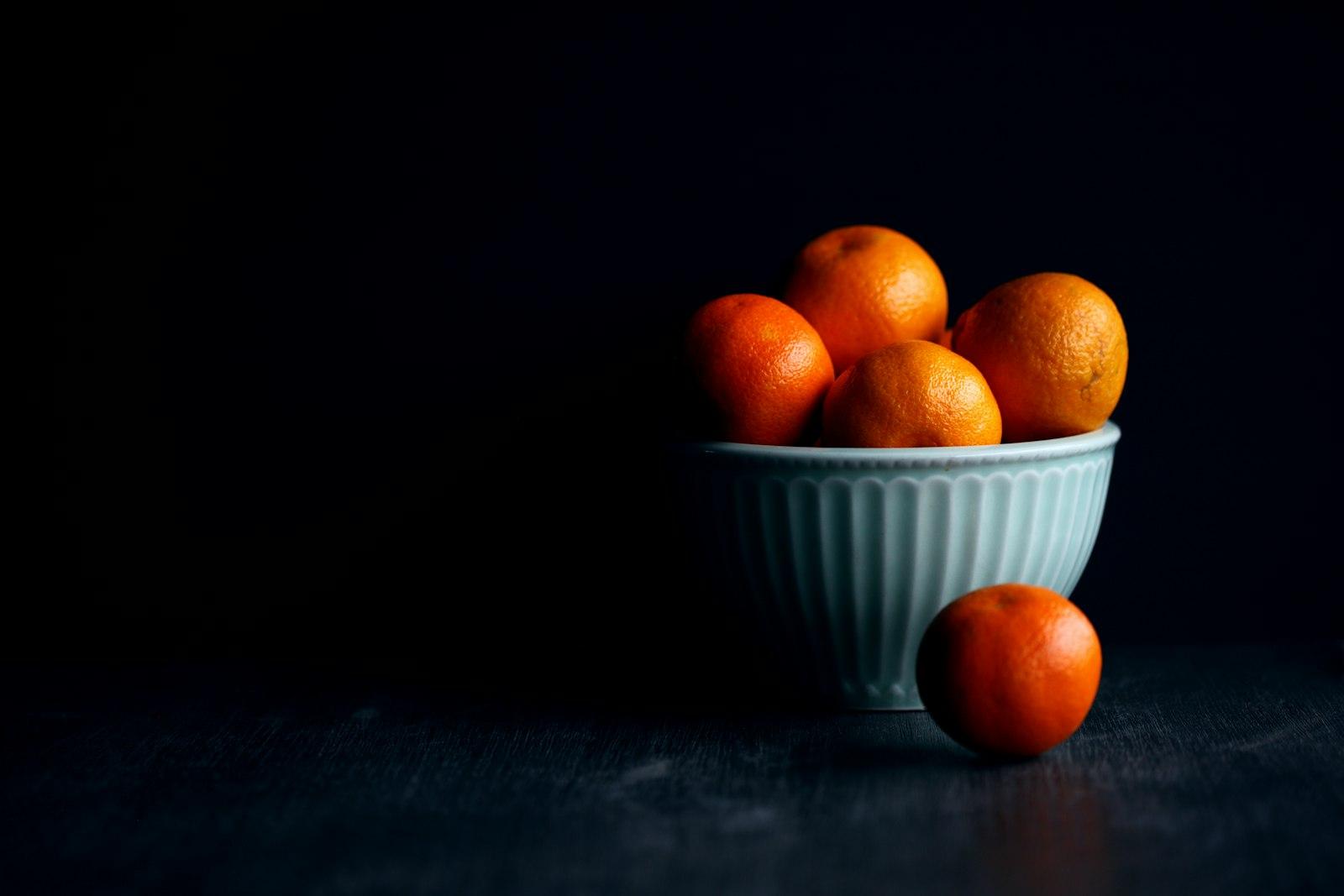 A Bowl Of California Grown Mandarin Oranges In Nat jigsaw puzzle preview