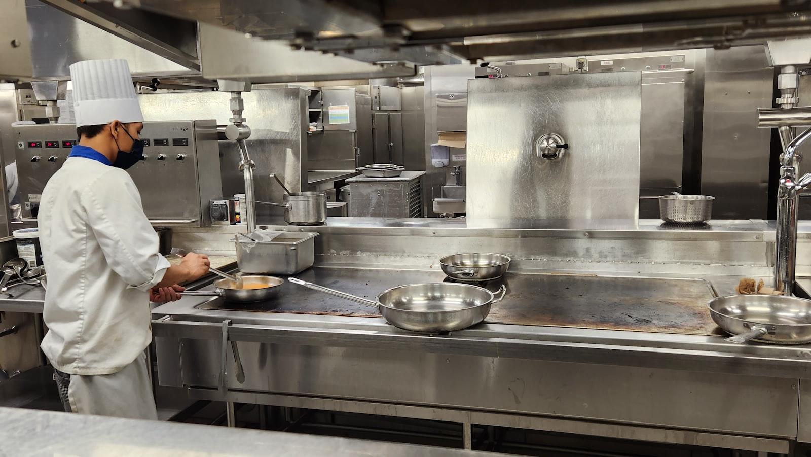 A Chef Cooking In A Kitchen jigsaw puzzle preview