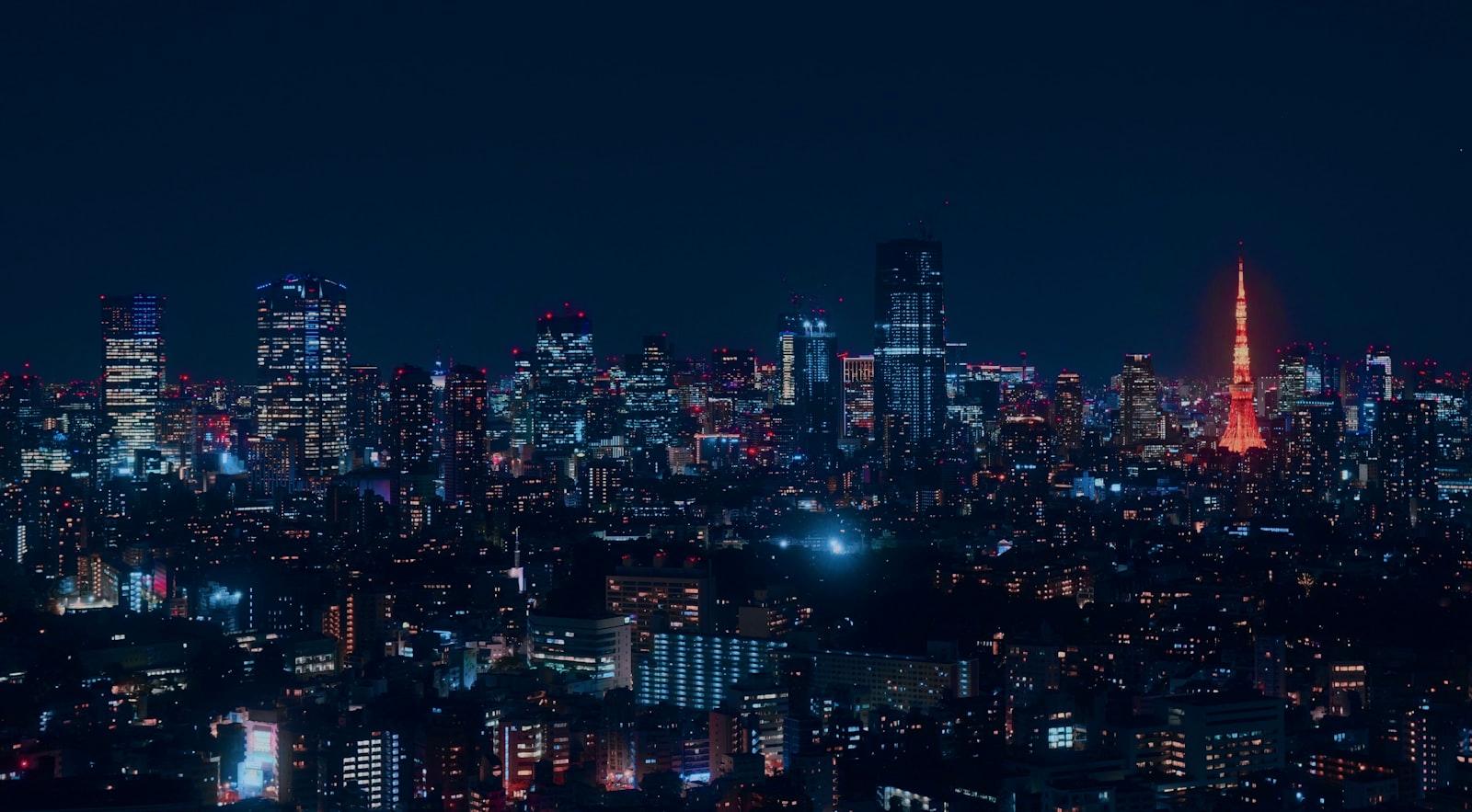 A City At Night jigsaw puzzle preview