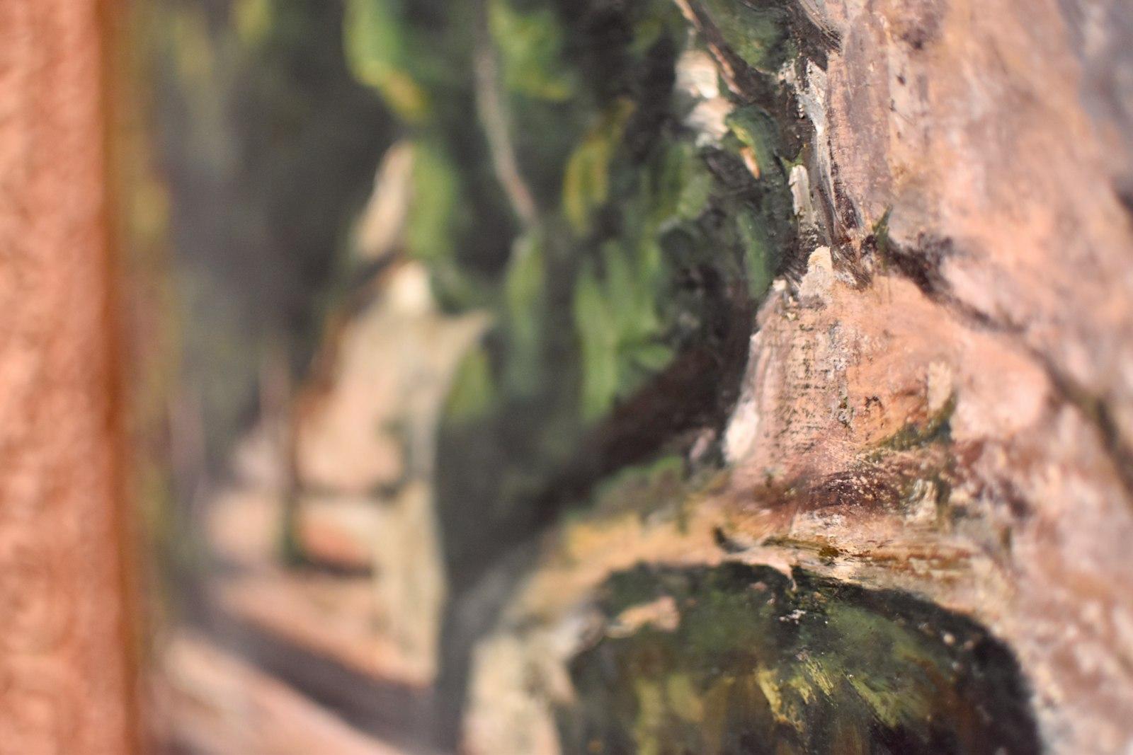 A Close Up Of A Painting On A Wall jigsaw puzzle preview