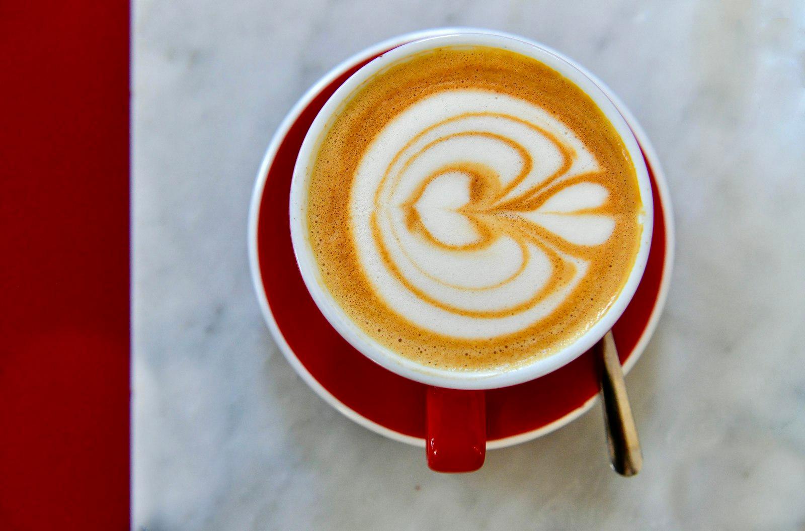 A Cup Of Coffee With A Swirl jigsaw puzzle preview
