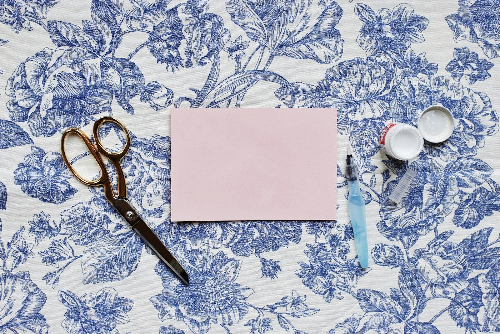 A Pair Of Scissors Sitting On Top Of A Table jigsaw puzzle preview