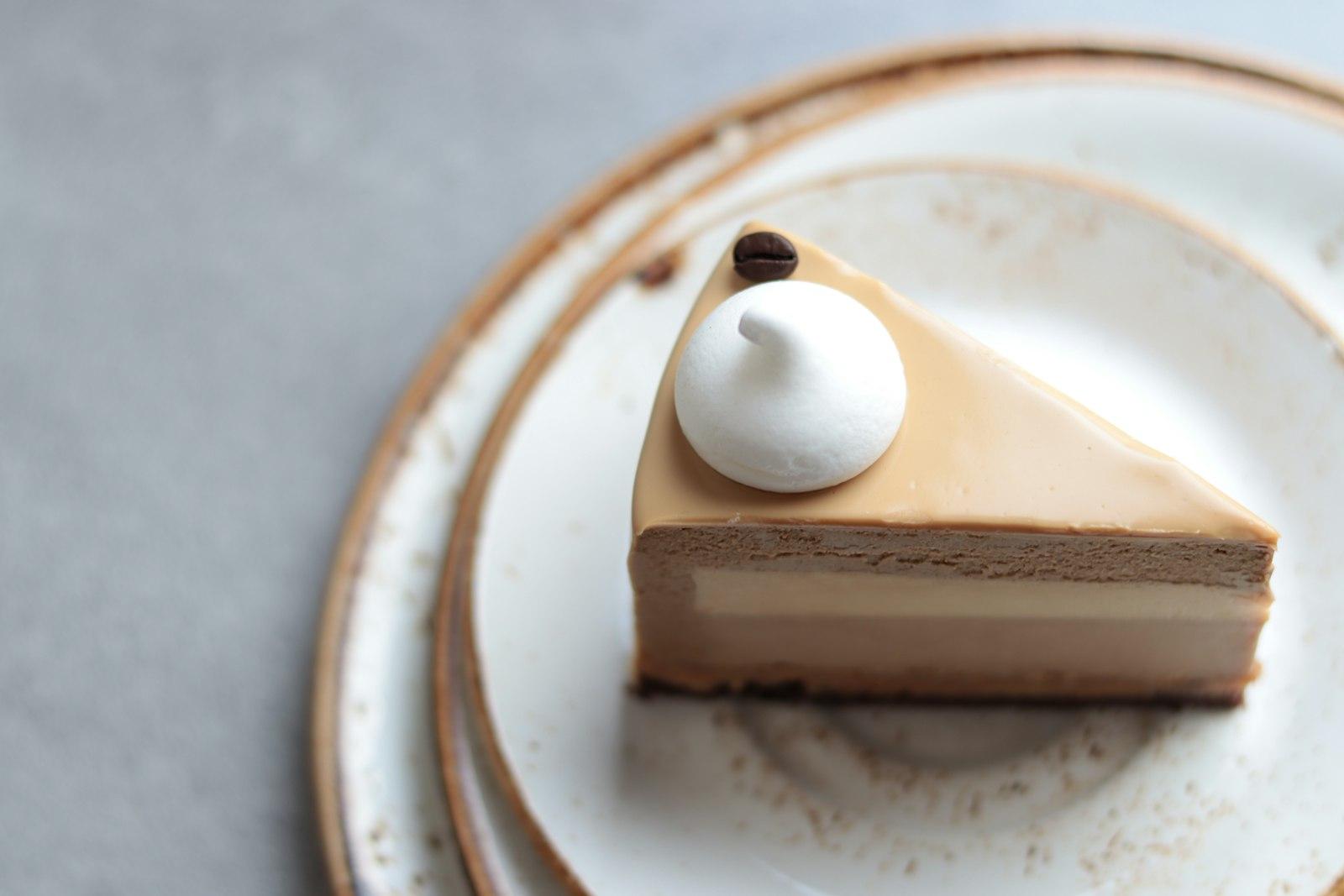 A Piece Of Chocolate Cheesecake On A Plate jigsaw puzzle preview