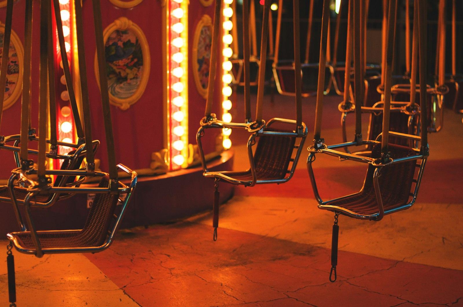 A Row Of Chairs Sitting Next To Each Other On A Fl jigsaw puzzle preview