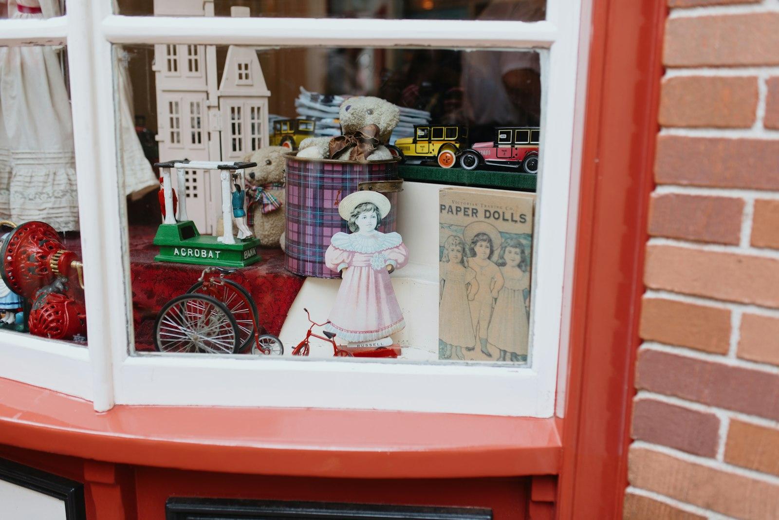 A Shop Window Displays Various Antique Toys And Pa jigsaw puzzle preview