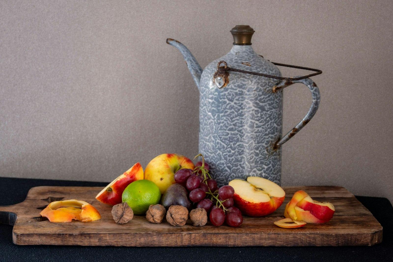 A Table With Fruits And A Kettle jigsaw puzzle preview