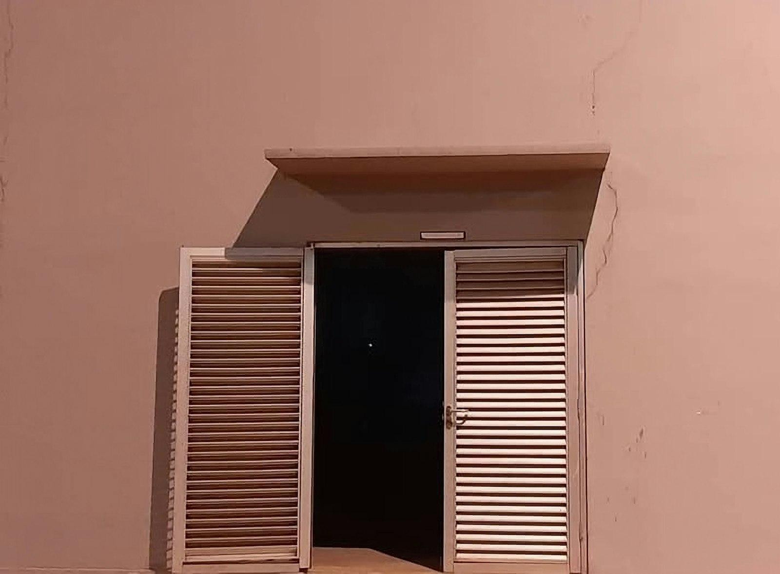 A Wooden Front Door In The Moonlight jigsaw puzzle preview