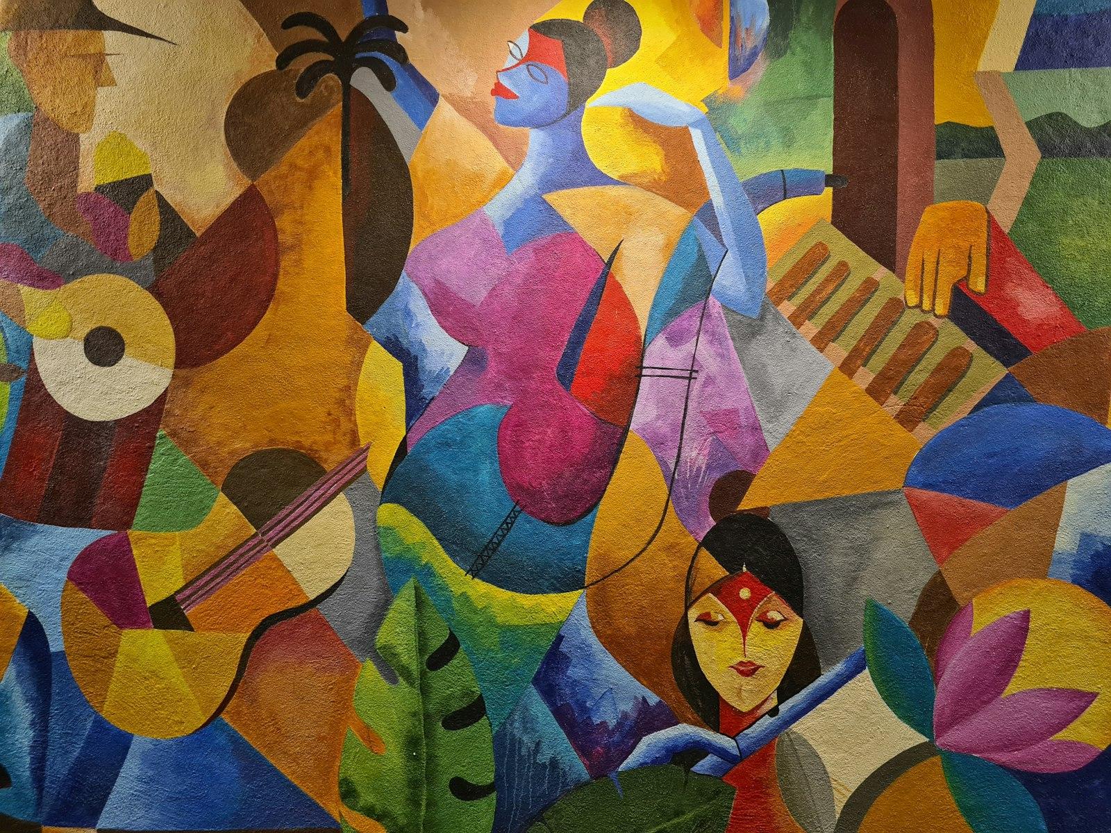 Abstract Wall Painting Of A Culture jigsaw puzzle preview