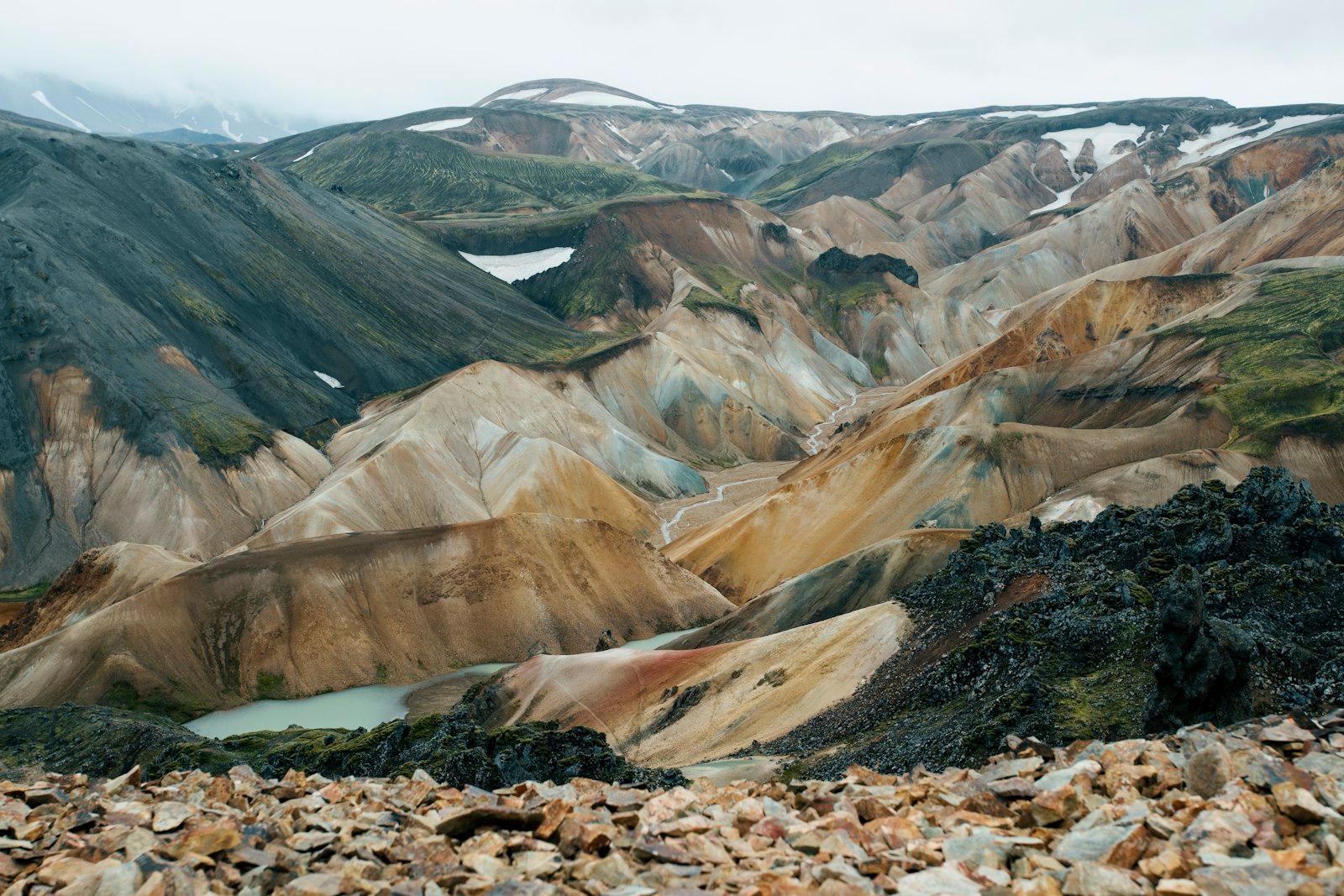 Aerial Photography Of Mountain At Daytime jigsaw puzzle preview