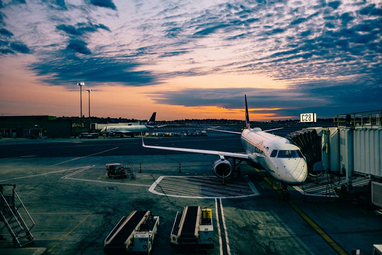 Airport In The Evening jigsaw puzzle preview
