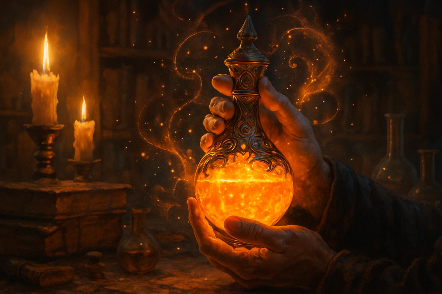 The Glowing Elixir jigsaw puzzle preview
