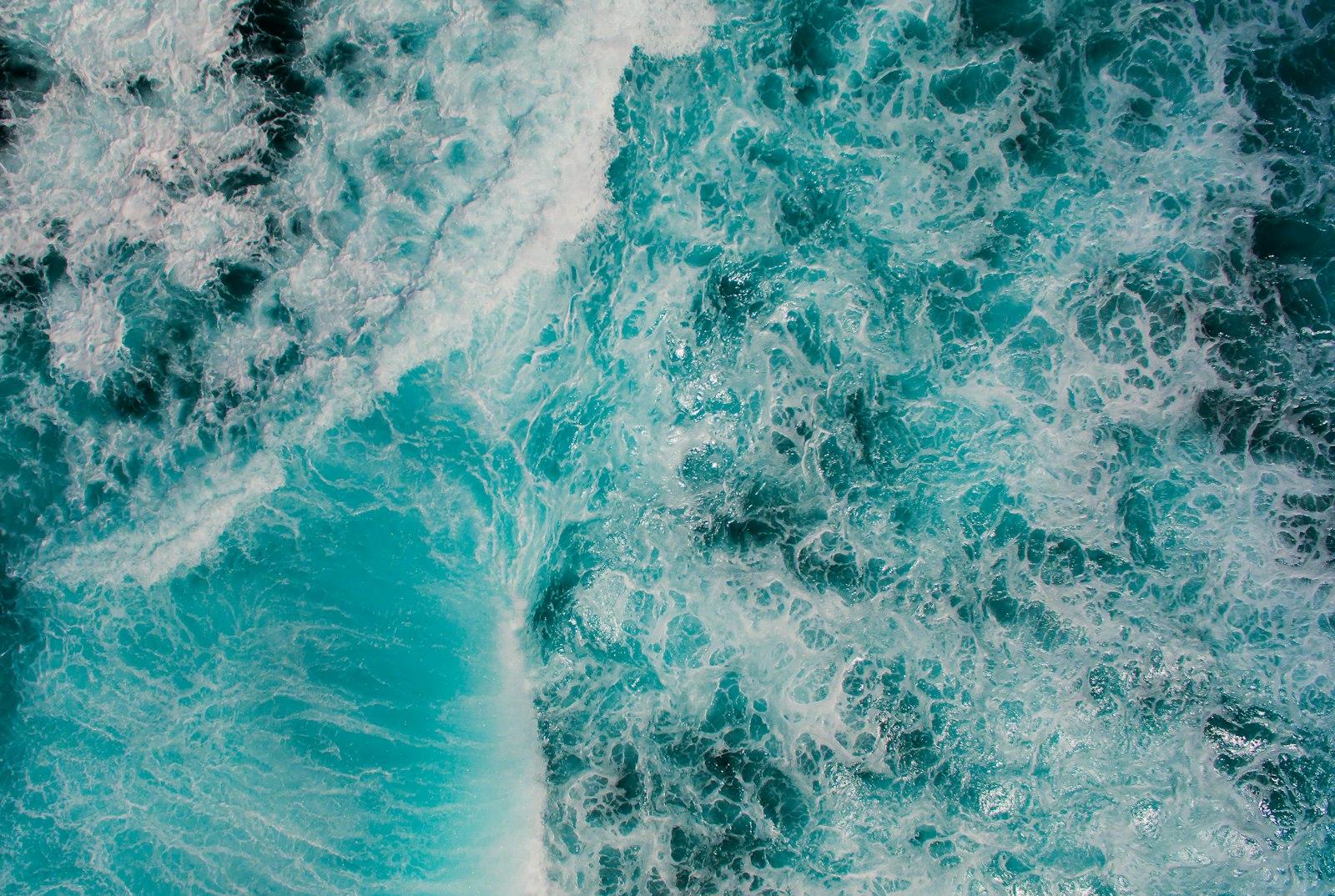 An Aerial View Of A Body Of Water jigsaw puzzle preview