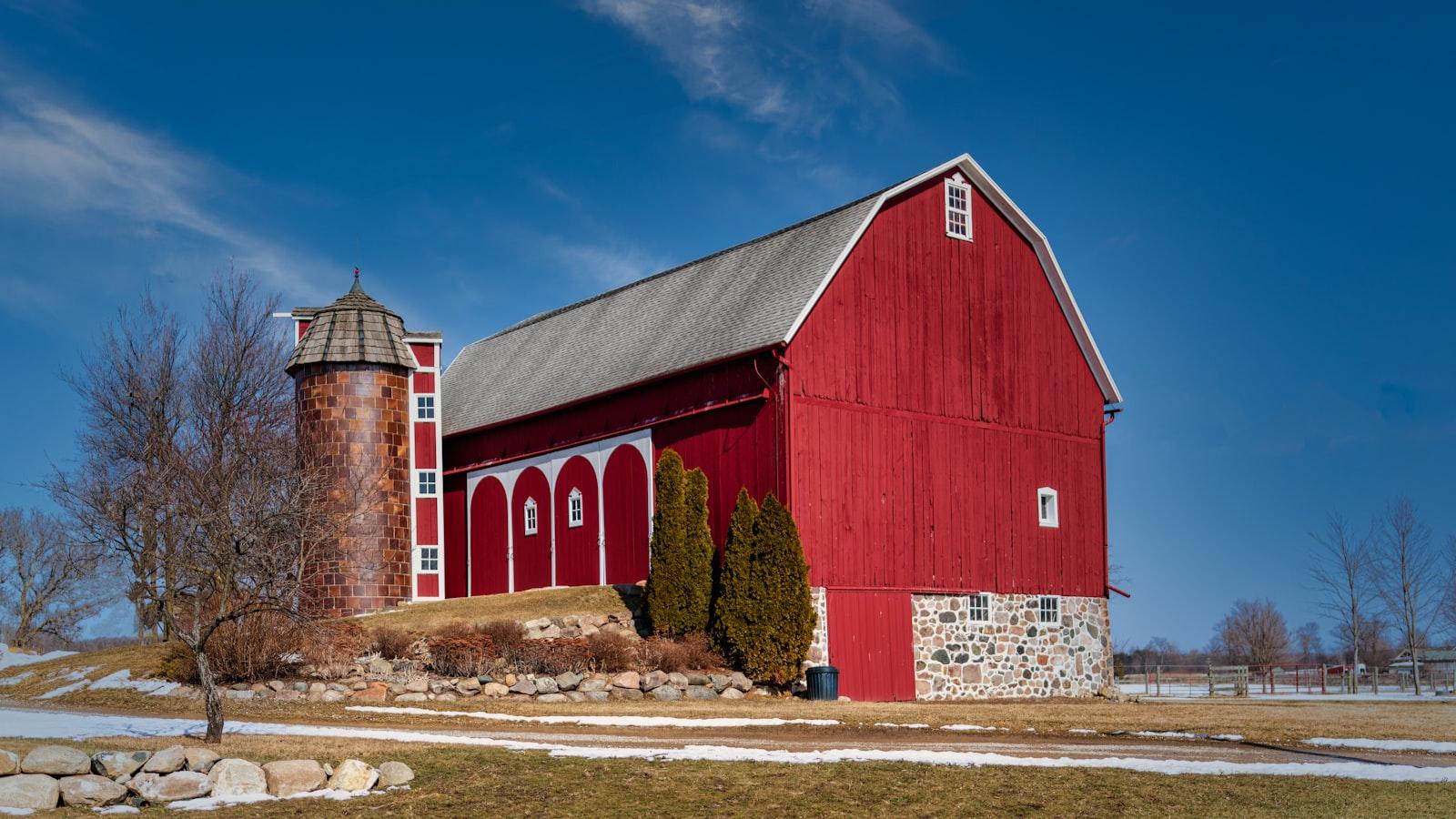 Beautiful Historic Barn In Ann Arbor, Michigan jigsaw puzzle preview