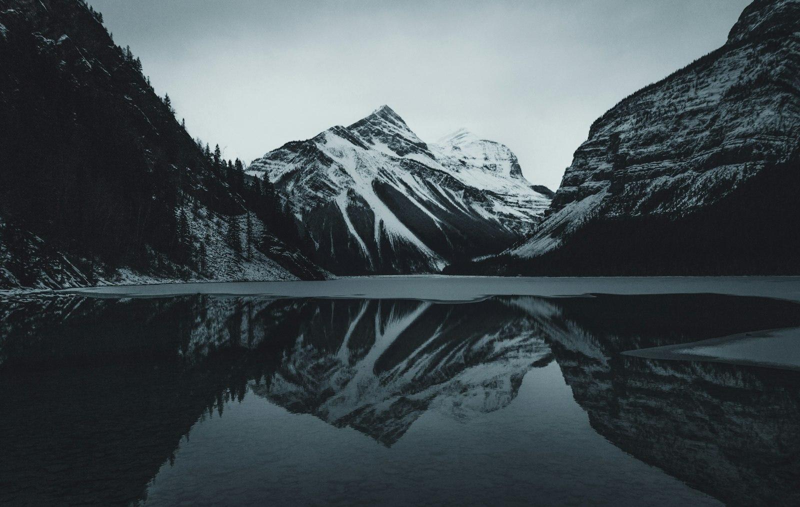 Beautiful Reflections In A Moody Lake jigsaw puzzle preview