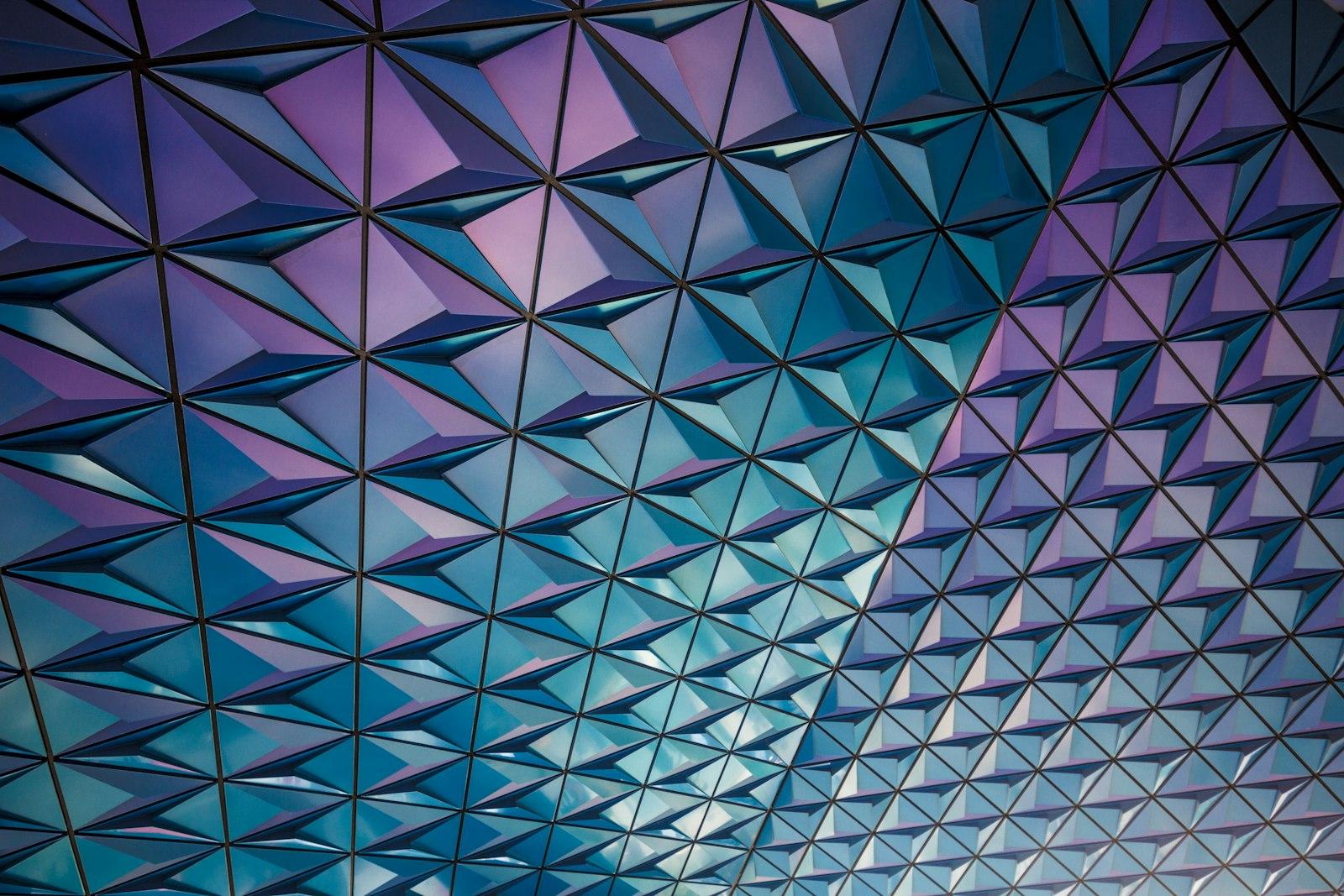 Blue And Purple Mosaic jigsaw puzzle preview