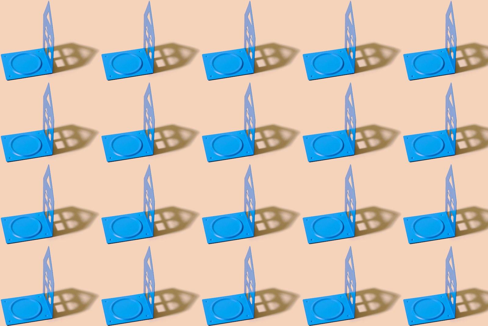 Blue And White Hearts Illustration jigsaw puzzle preview