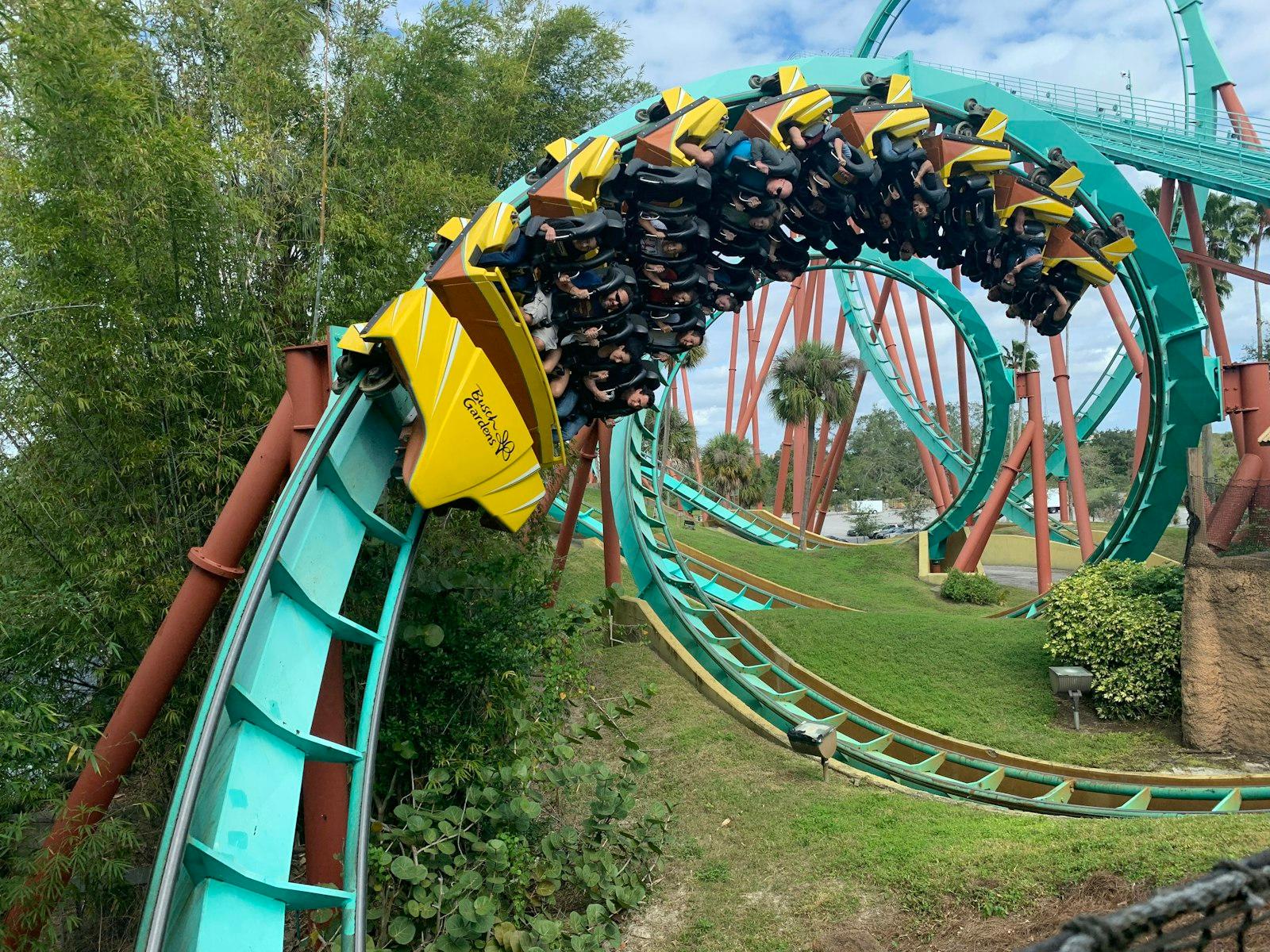 Blue Roller Coaster jigsaw puzzle preview