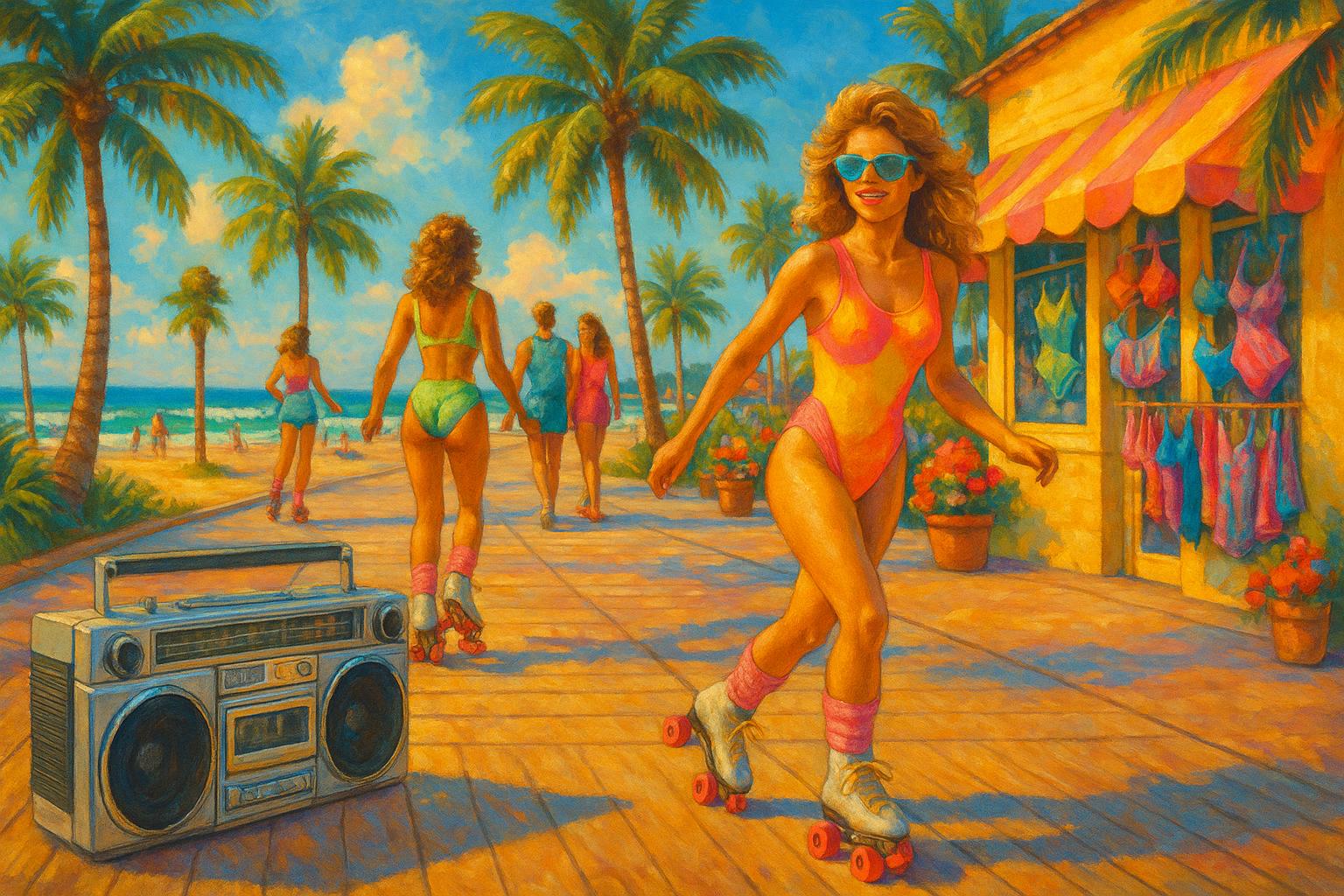 Boardwalk Boombox jigsaw puzzle preview