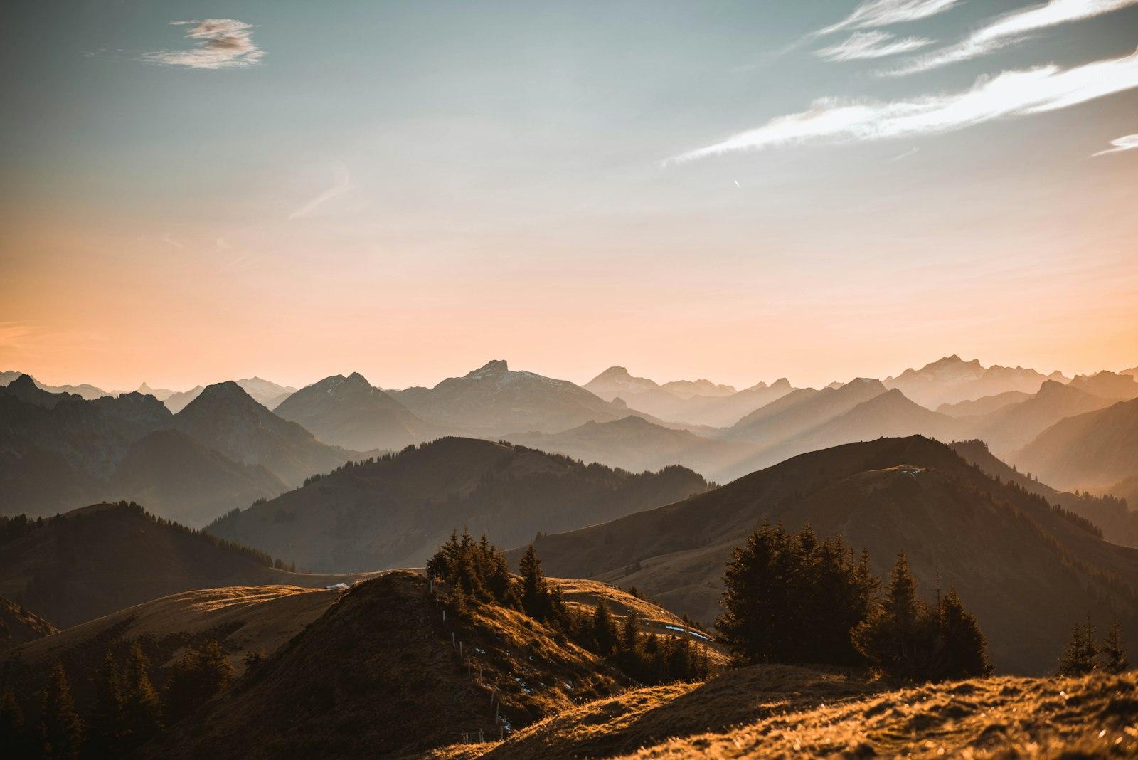 Brown And Green Mountains Under Blue Sky jigsaw puzzle preview