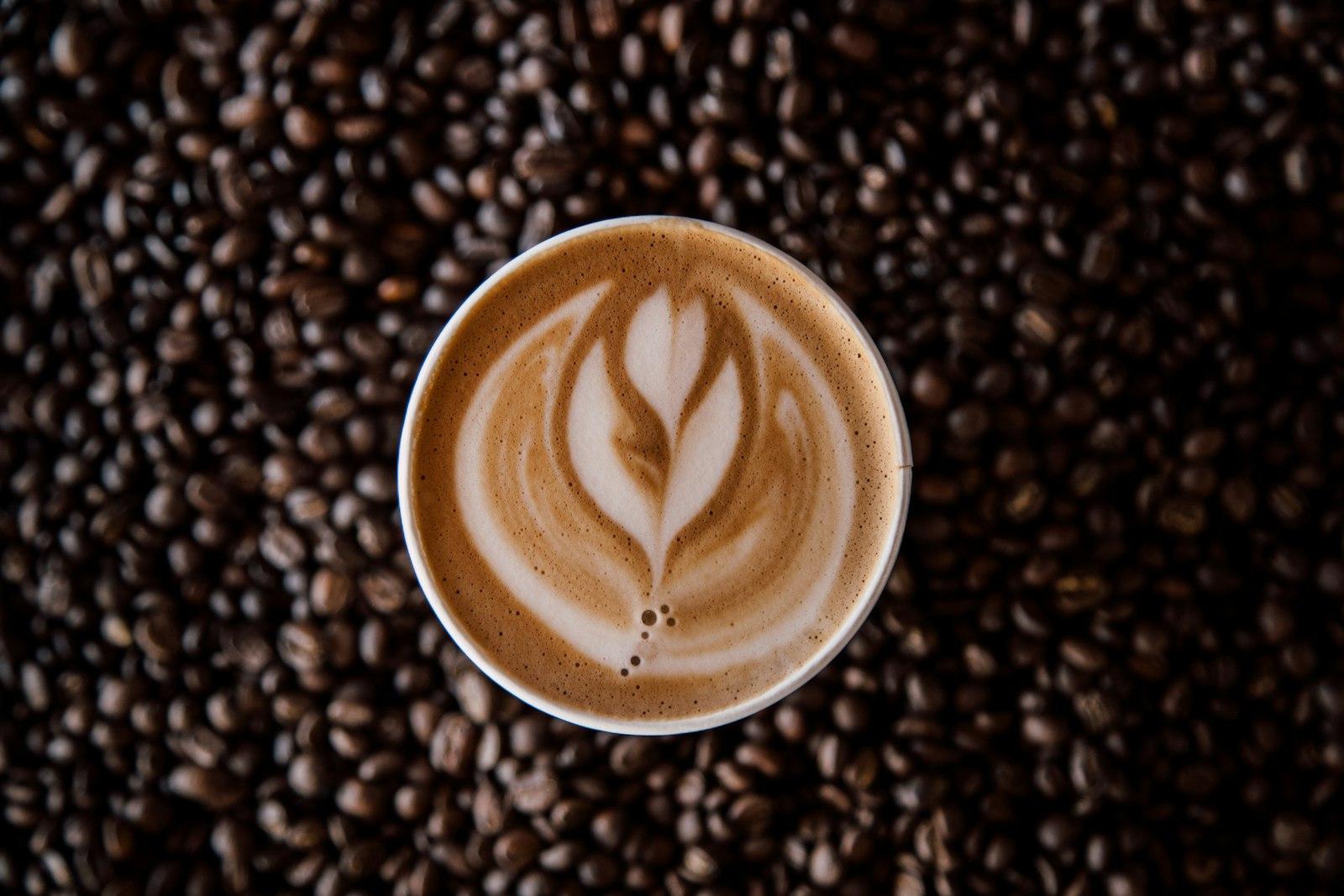 Brown And White Heart Shaped Coffee Art jigsaw puzzle preview