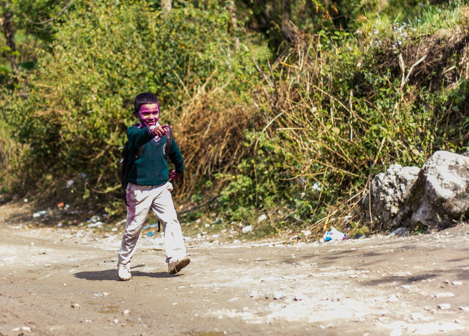 Child Celebrating Holi In Darchula, Far Western Ne jigsaw puzzle preview