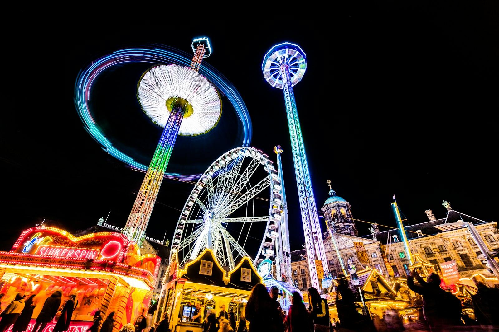 City Fair In Dam Square, Amsterdam jigsaw puzzle preview