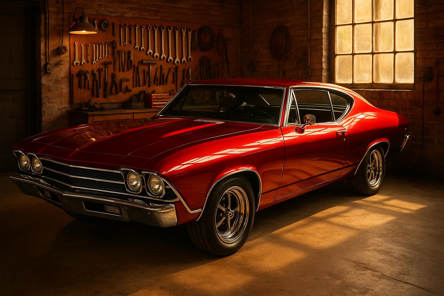 Muscle Car Garage jigsaw puzzle preview