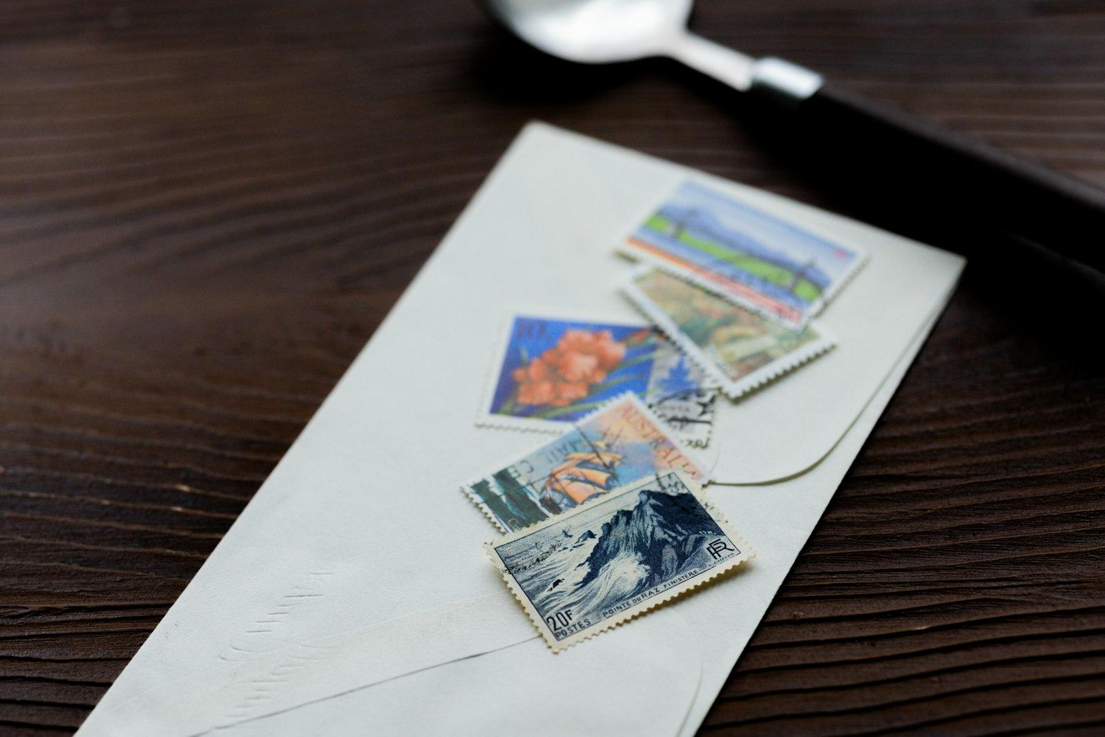 Close-Up Of Collectible American Postage Stamps jigsaw puzzle preview