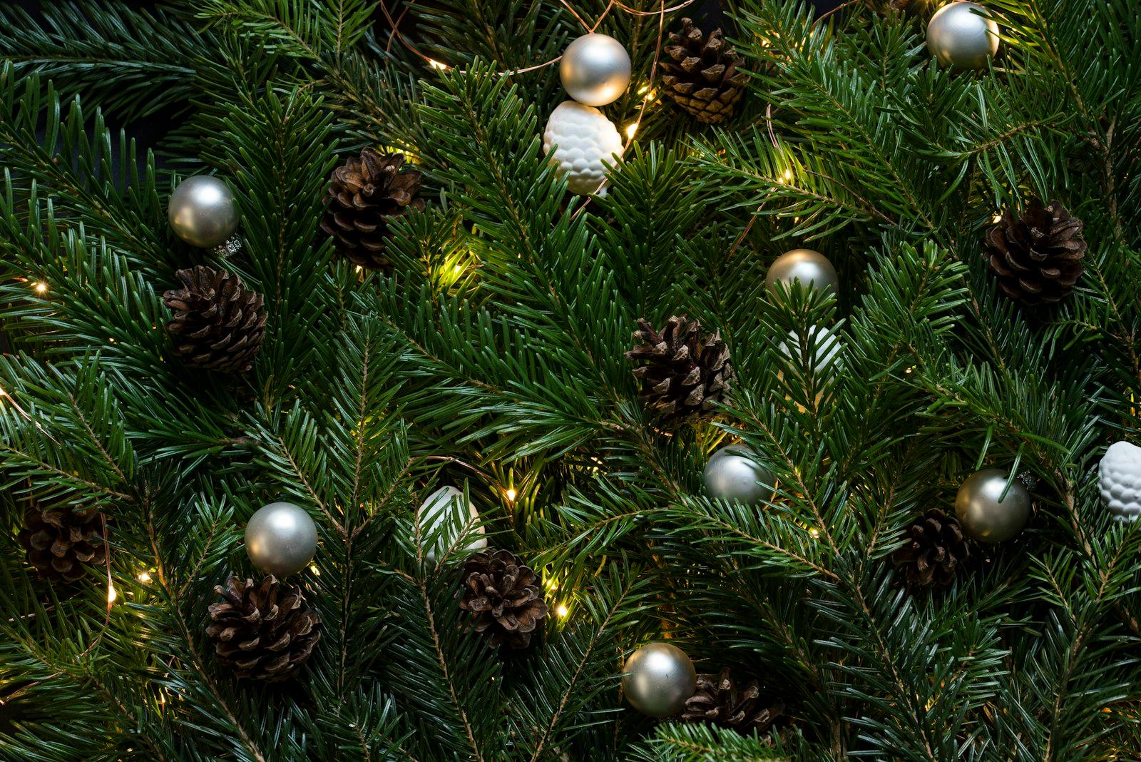 Closeup Photo Of Christmas Tree With Ornament And  jigsaw puzzle preview