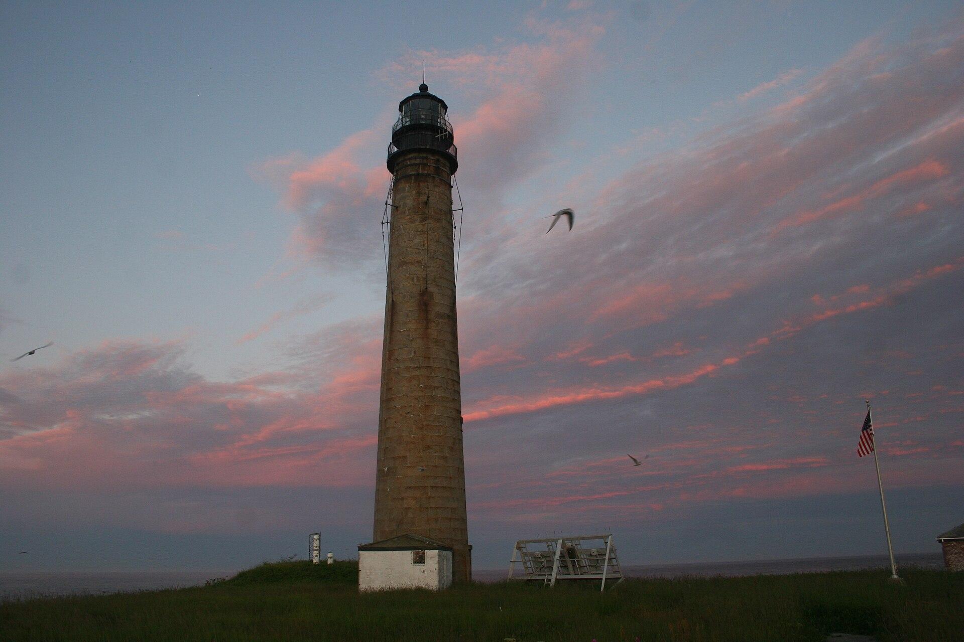 Coastal Lighthouse at Sunset jigsaw puzzle preview