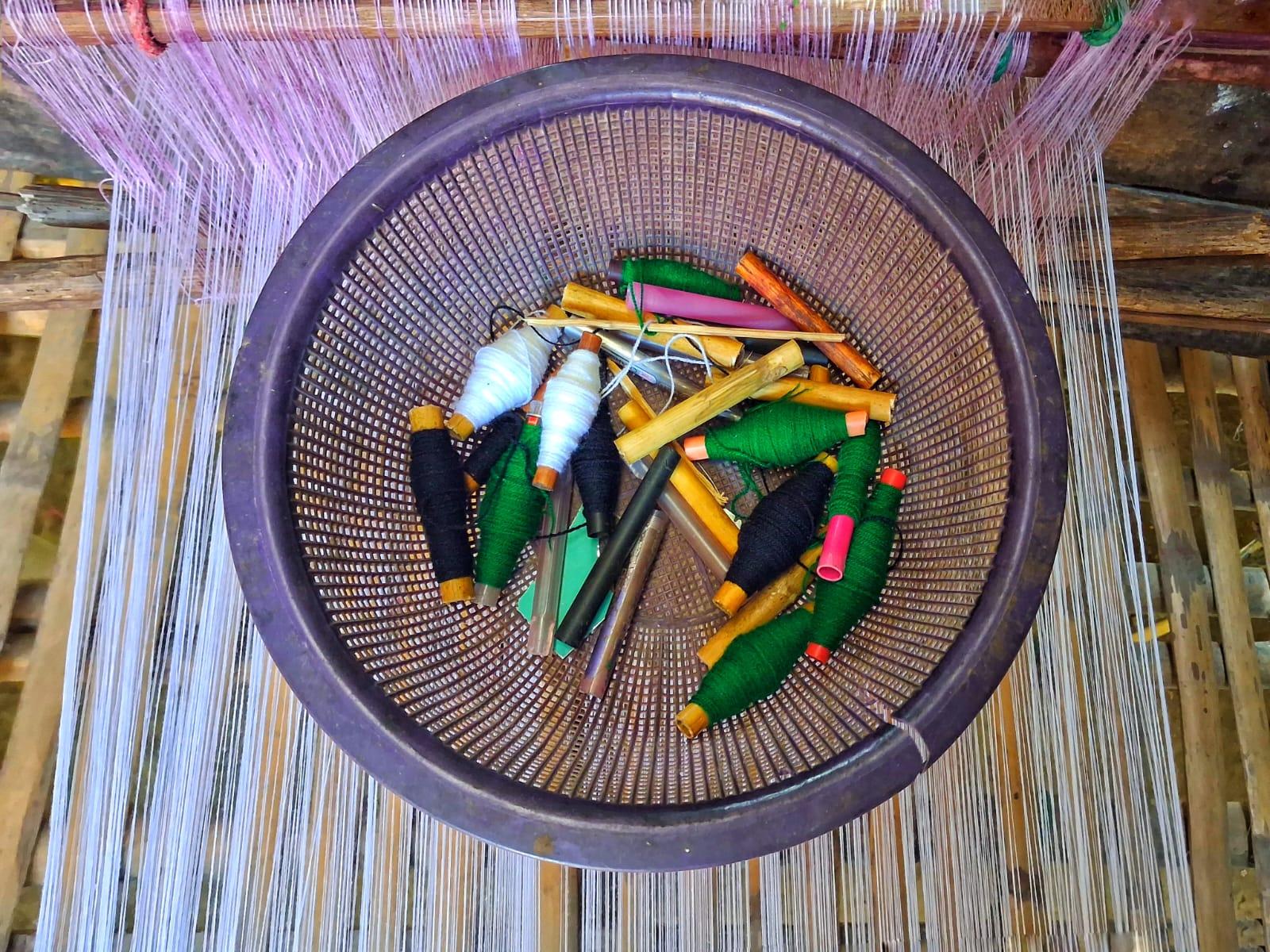 Colorful Yarn Spools jigsaw puzzle preview