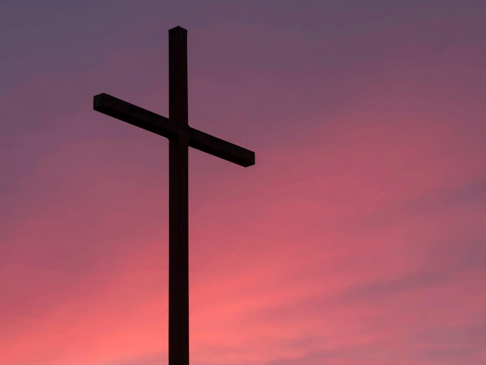Cross During Sunset jigsaw puzzle preview