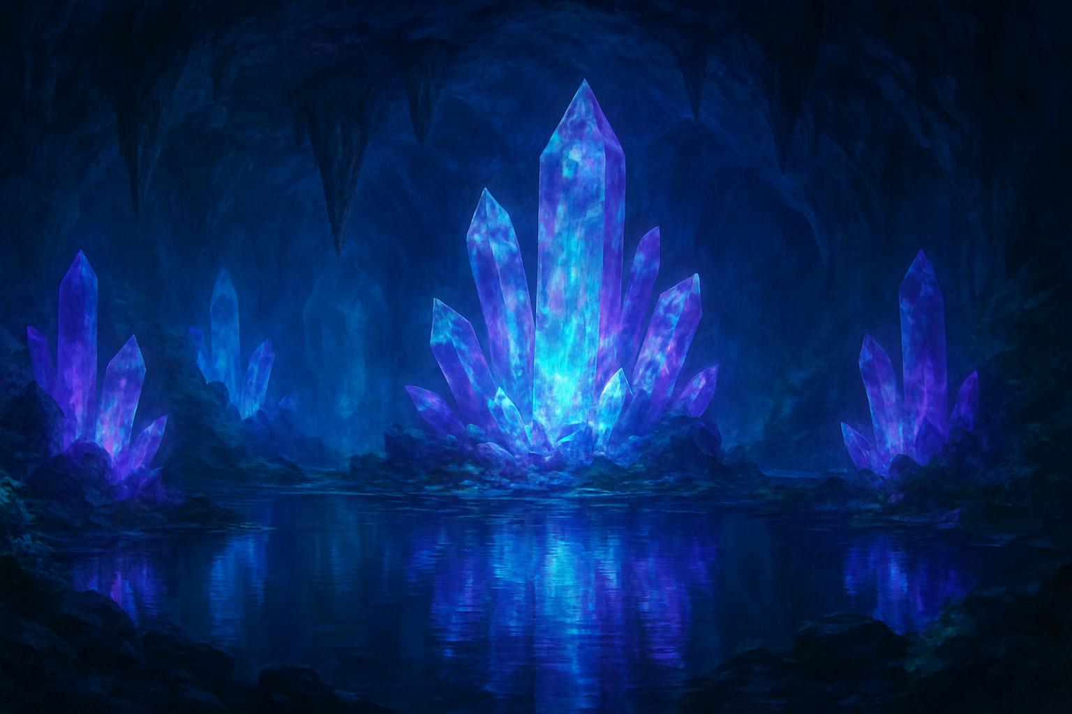 Crystal Cavern Lake jigsaw puzzle preview