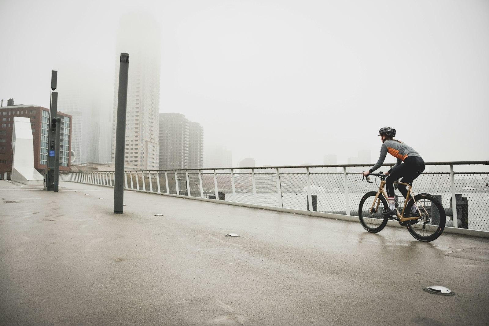 Cycling Rotterdam Girl On Fons Racebike jigsaw puzzle preview