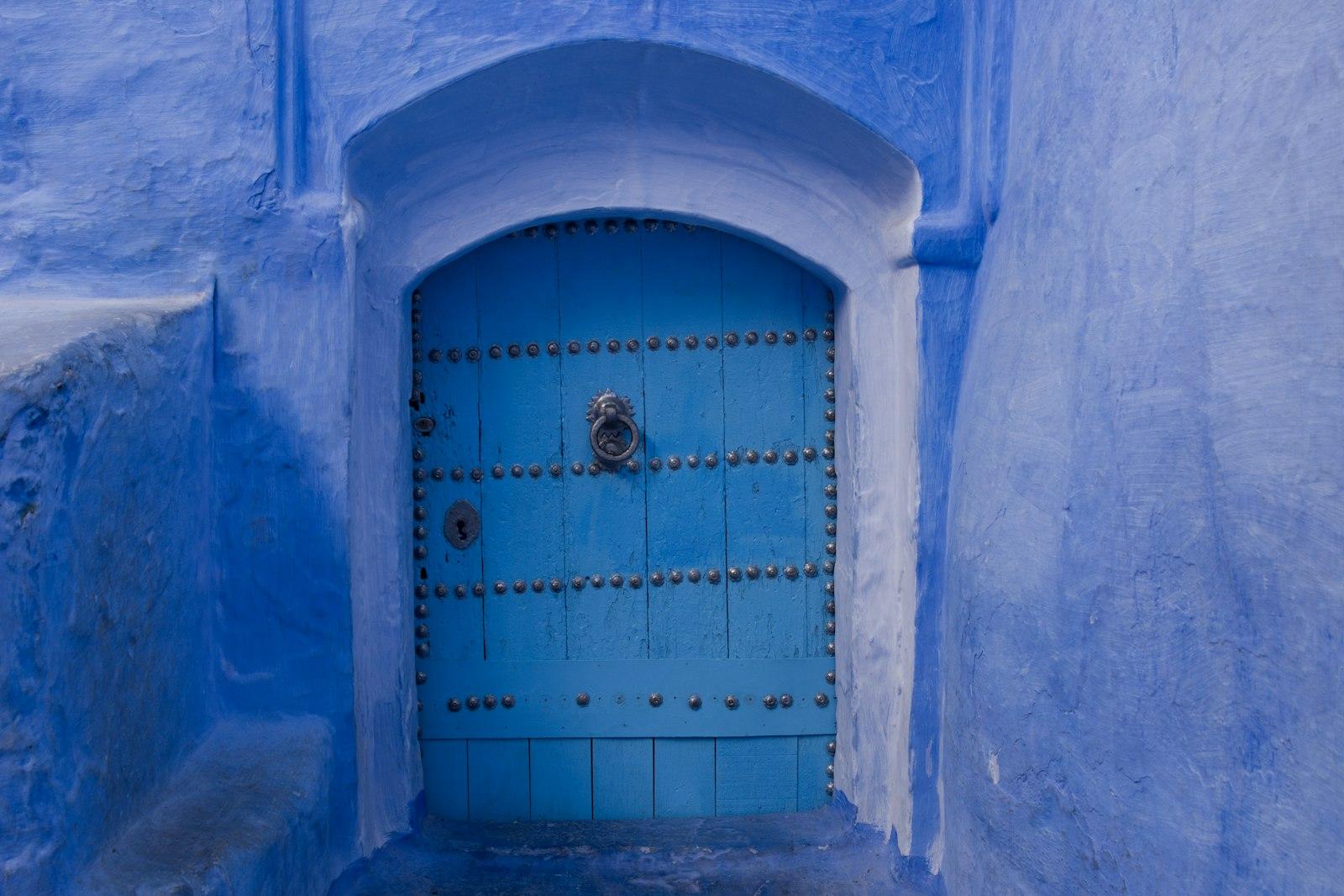 Door, Blue, Ancient, Wall, Paint, Color jigsaw puzzle preview