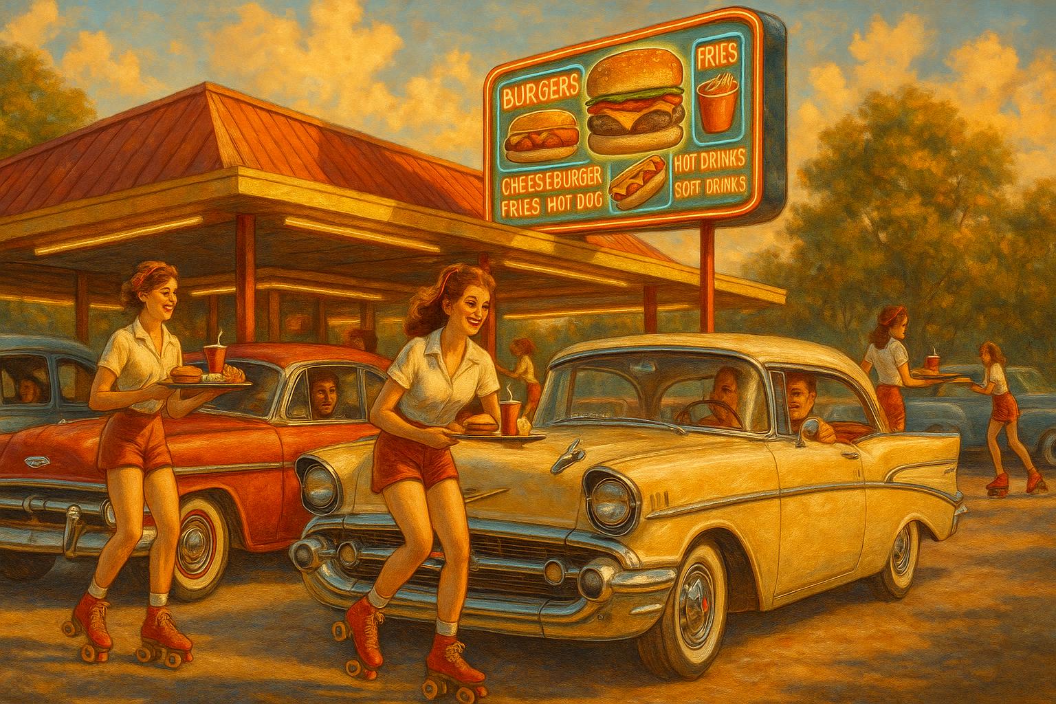 Burger Drive-In jigsaw puzzle preview