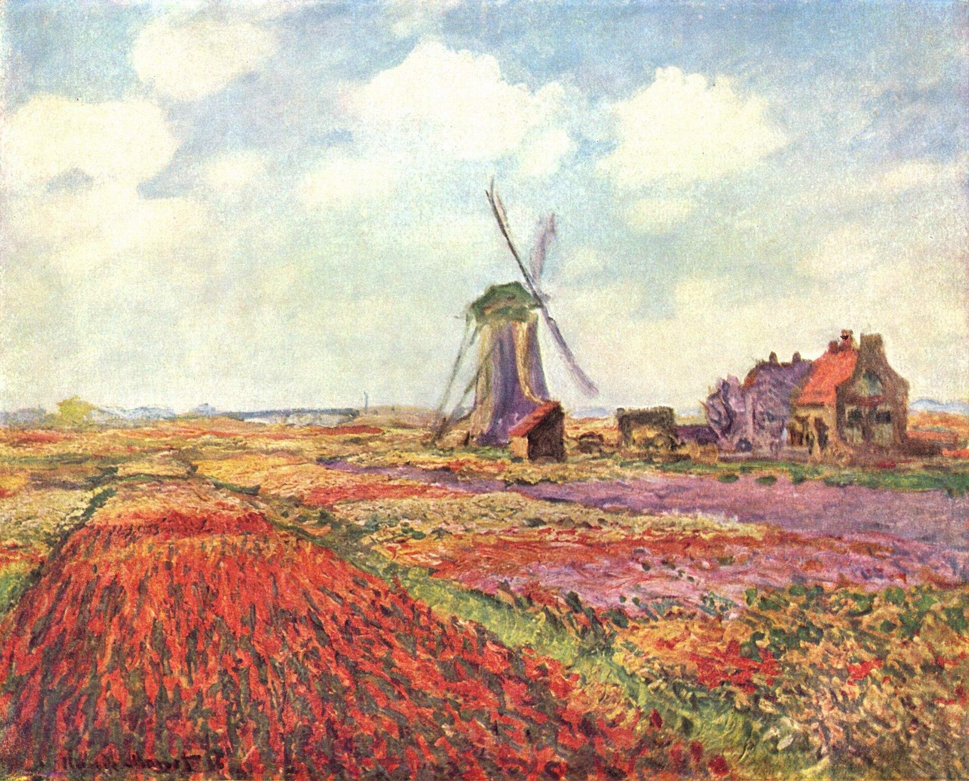 Dutch Tulip Fields jigsaw puzzle preview