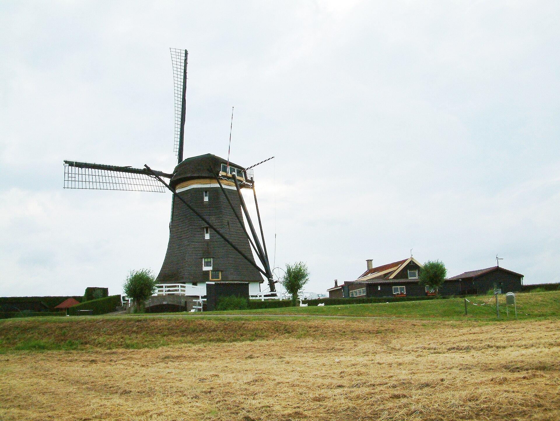 Dutch Windmills Row jigsaw puzzle preview