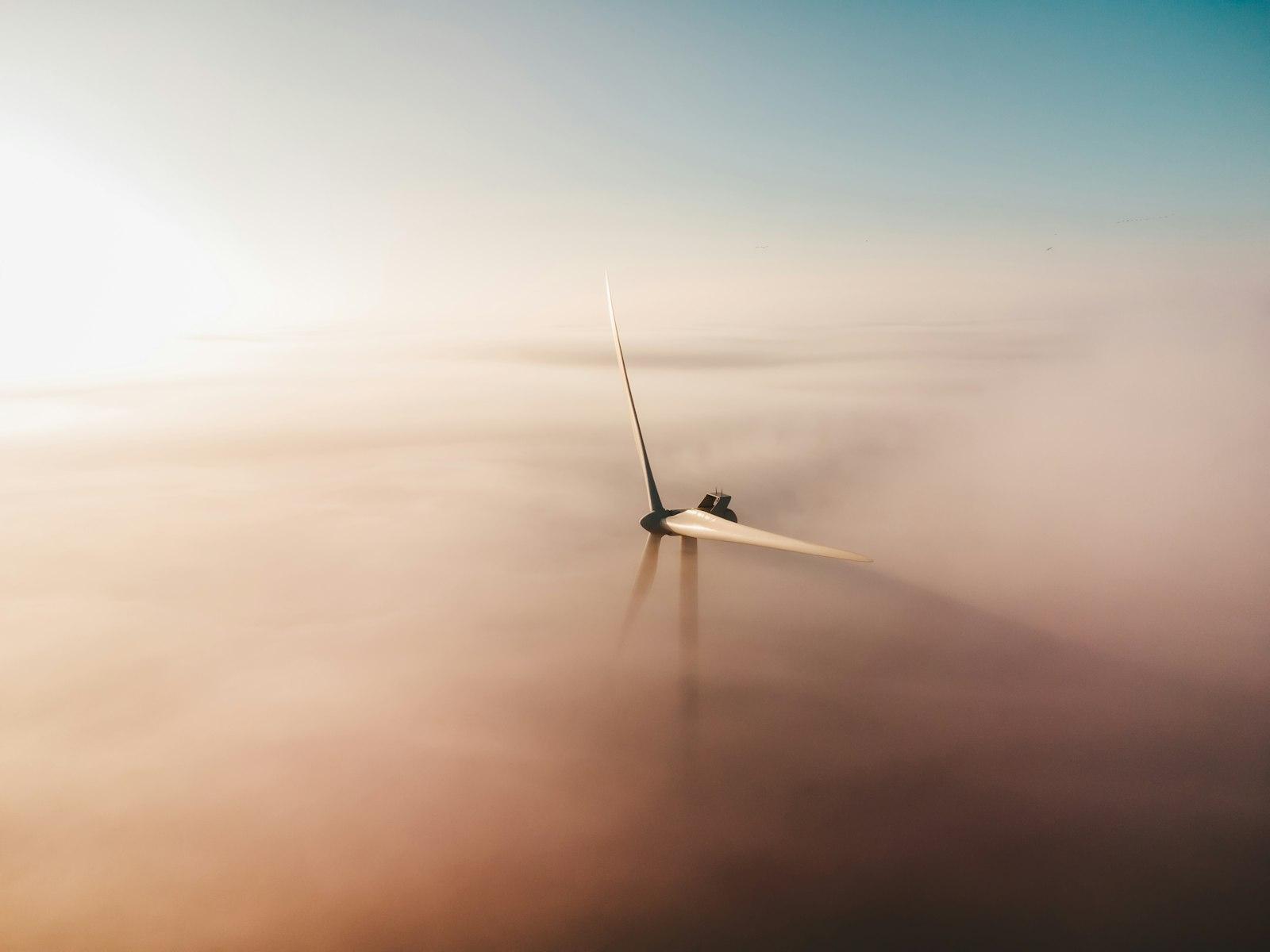 Early Morning Windmill Sunrise In The Mist jigsaw puzzle preview