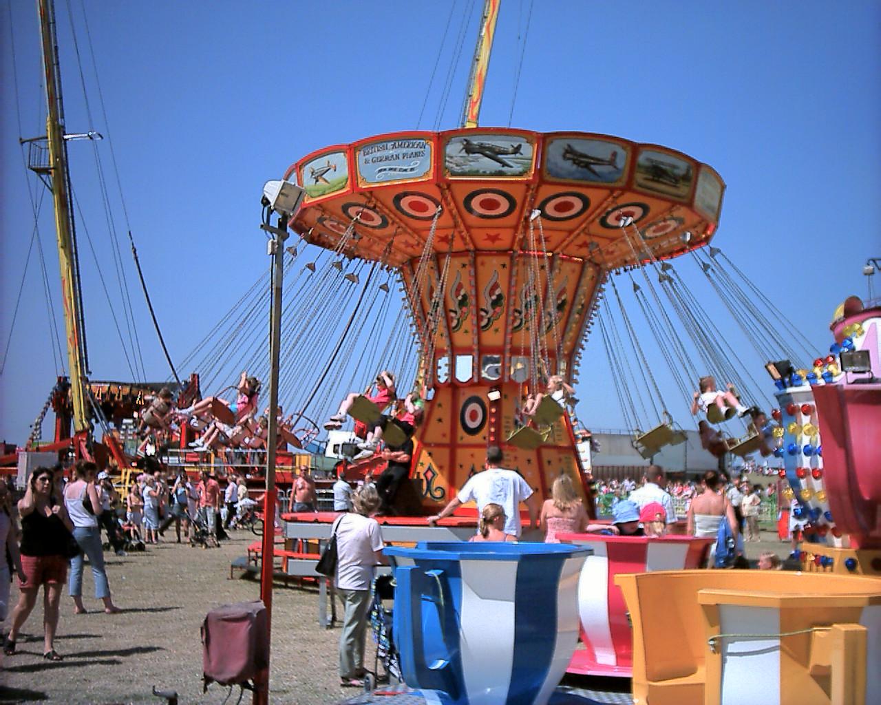Fairground Swings jigsaw puzzle preview