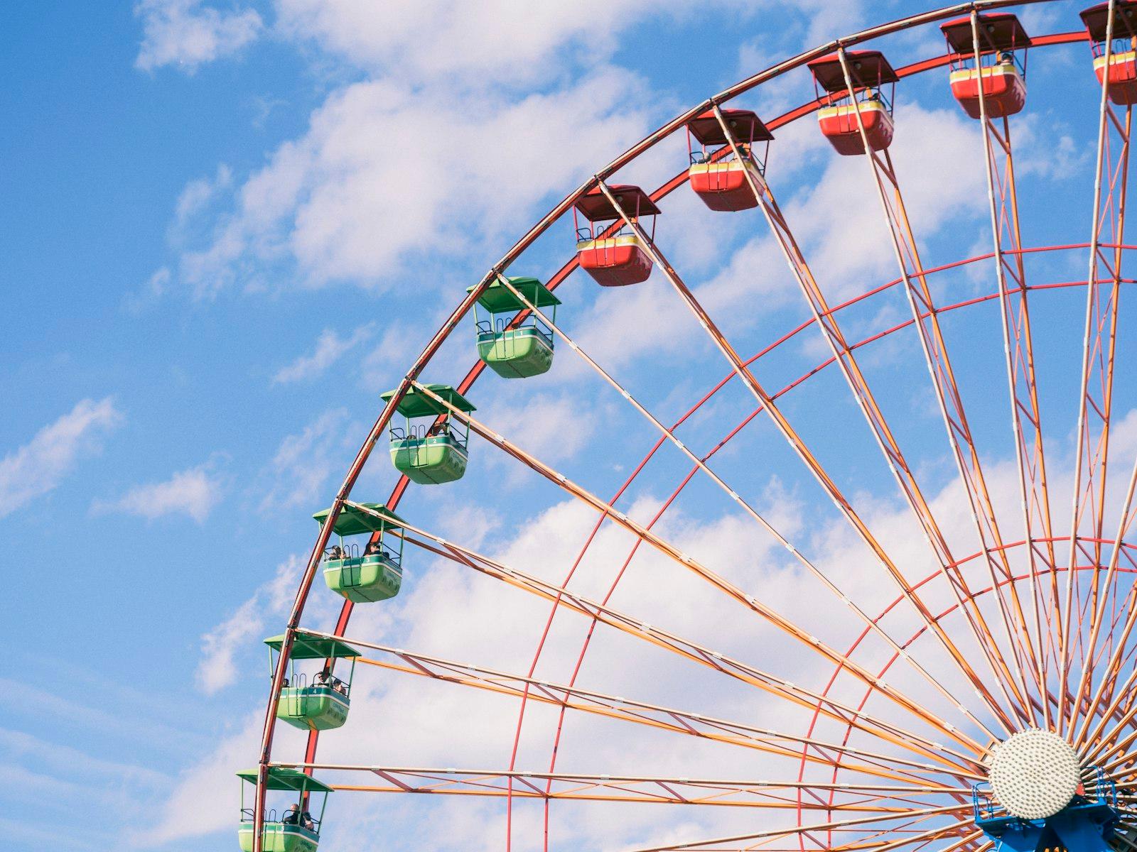 Ferris Wheel Under Cloudy Sky During Daytime jigsaw puzzle preview