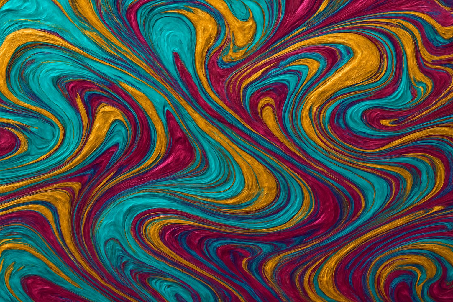 Fluid Paint Swirl jigsaw puzzle preview