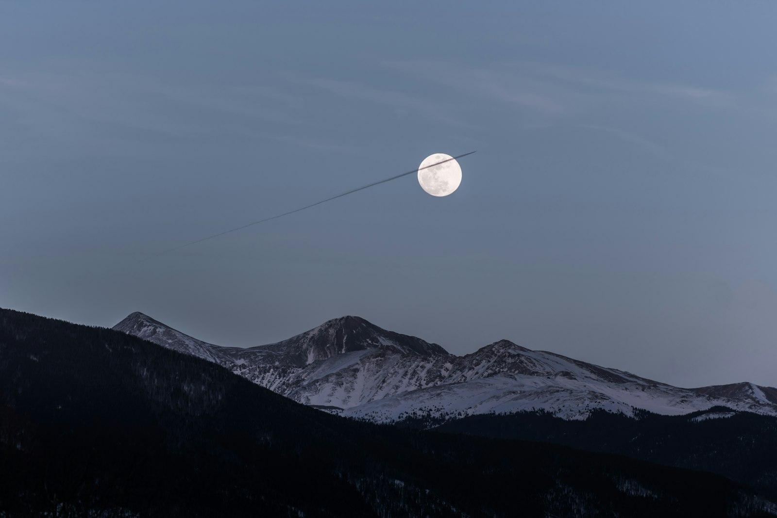 Full Moon During Dawn jigsaw puzzle preview