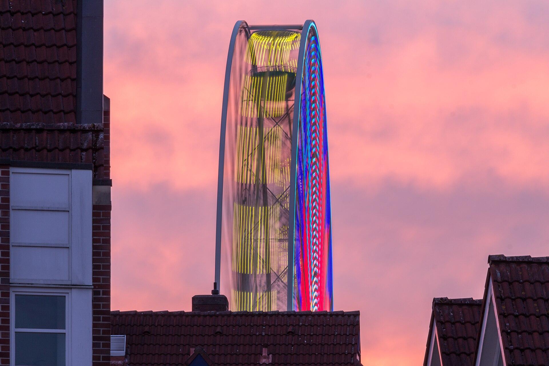 Ferris Wheel at Twilight jigsaw puzzle preview