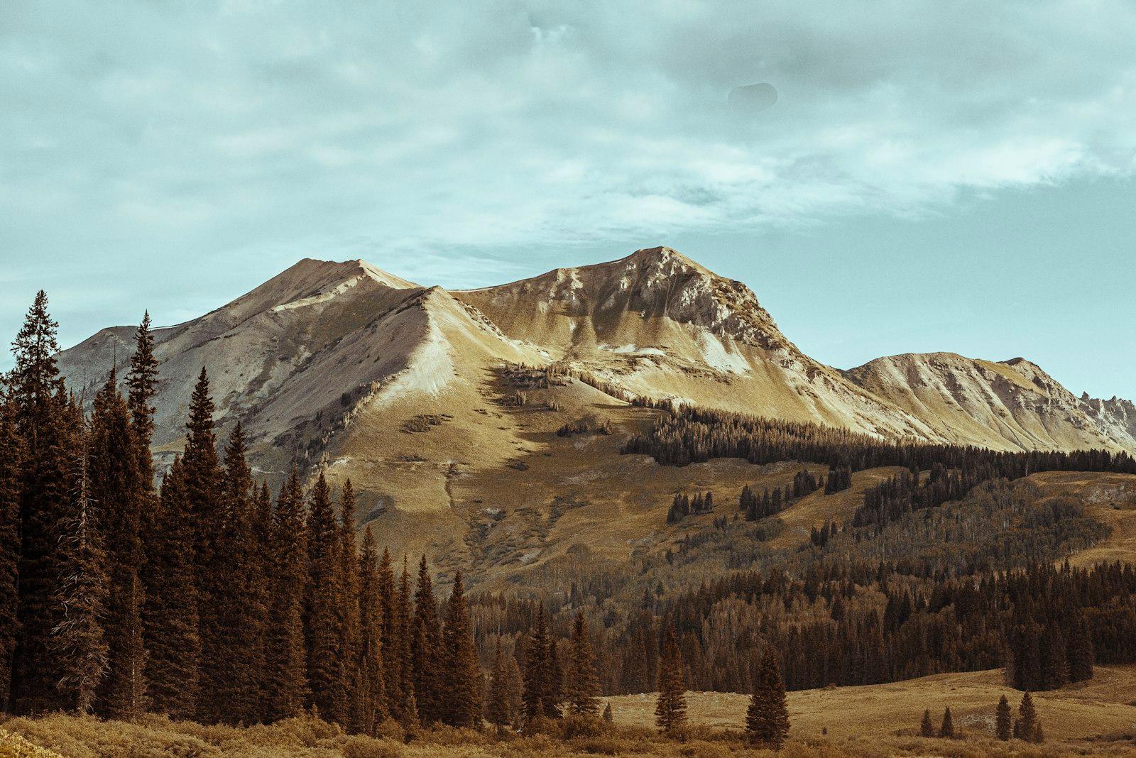 Green Trees Near Mountain Under White Clouds Durin jigsaw puzzle preview