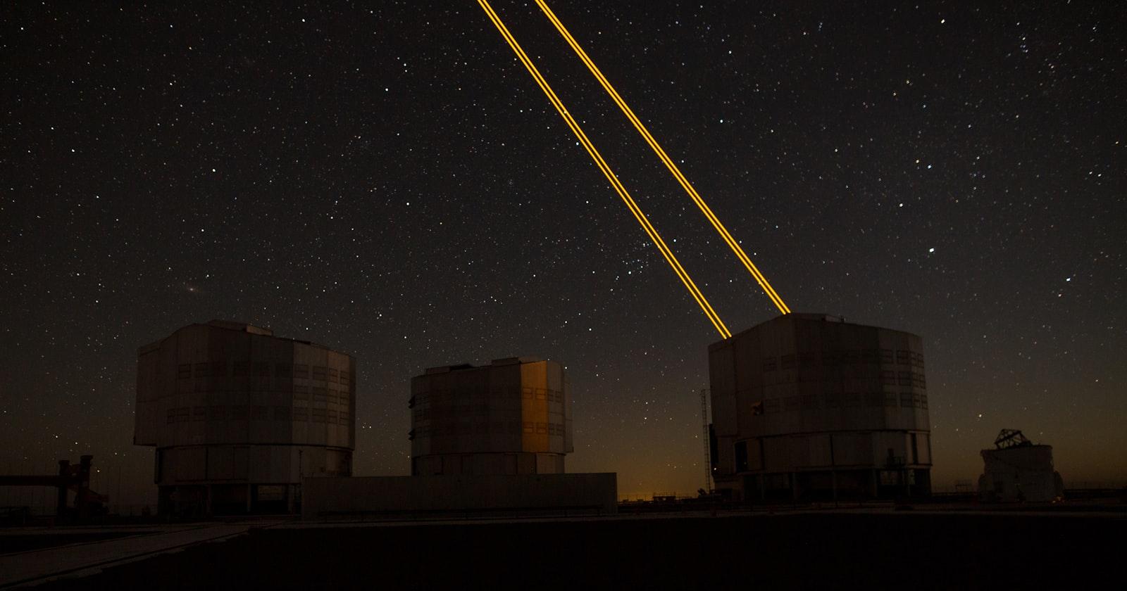 Guided Star Laser Very Large Telescope ESO Cerro P jigsaw puzzle preview