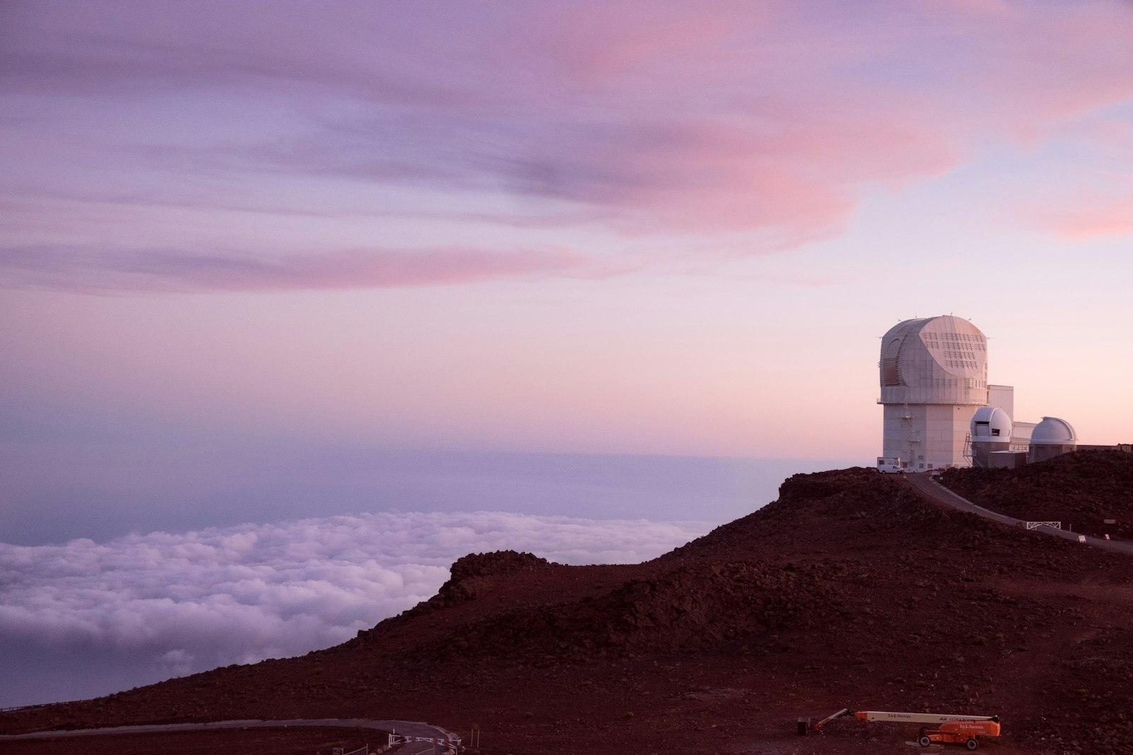 Haleakala Observatory Above Sunset Clouds jigsaw puzzle preview