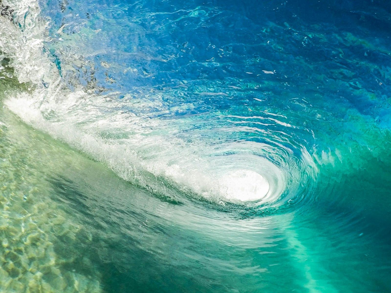 Hole Center Of Twirl Water jigsaw puzzle preview