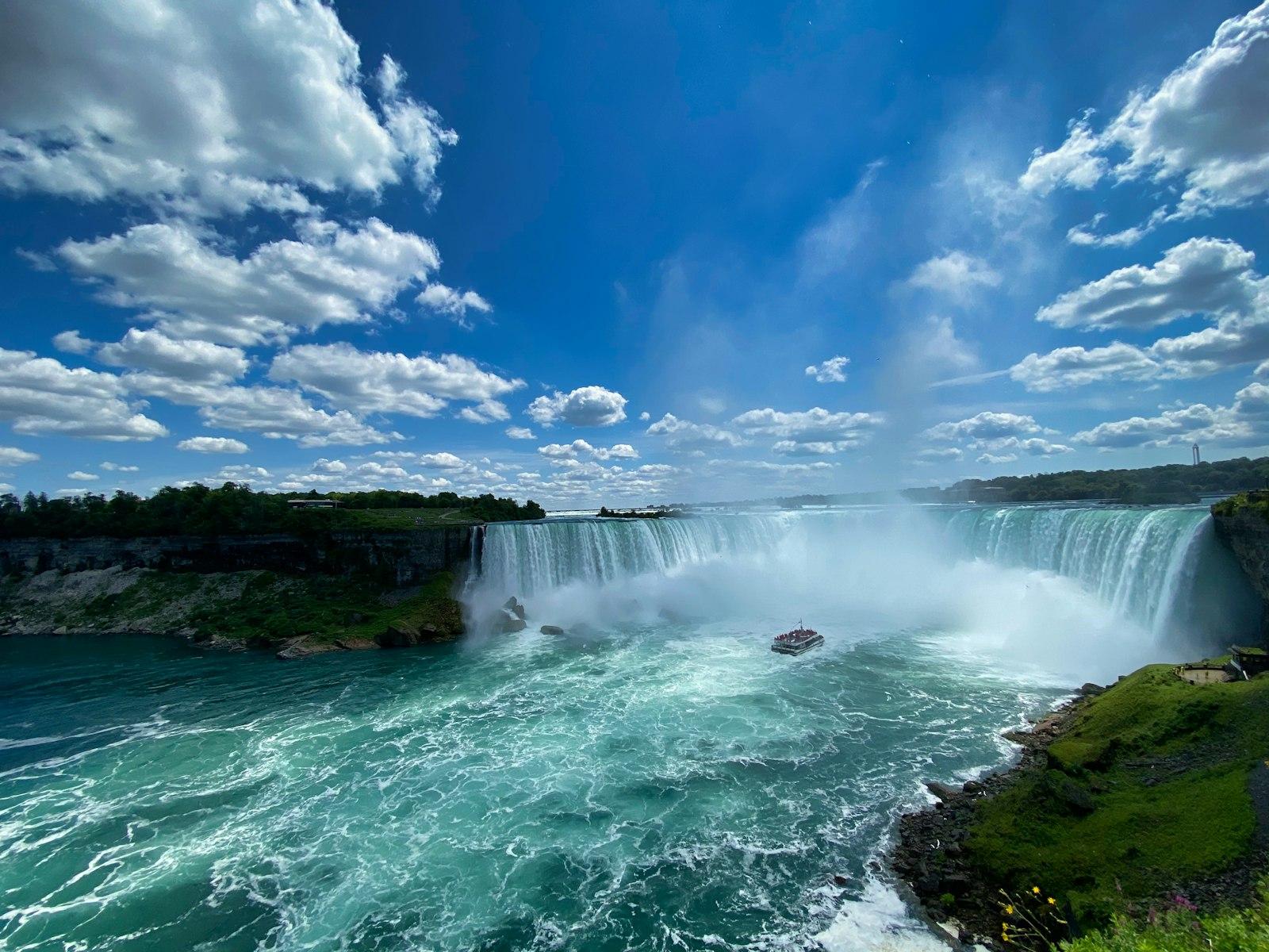 Horse Shoe Falls With Horse Shoe Clouds jigsaw puzzle preview